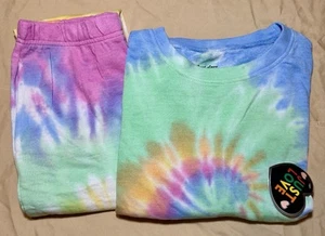 Just Love 2pc Girls Blue & Purple Tie Dye Jogger Outfit Size 14/16 NWT - Picture 1 of 4