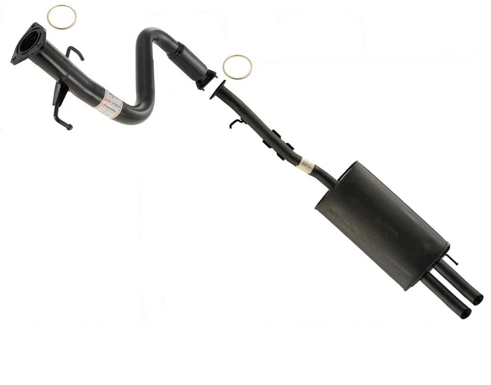 Se adapta a Acura RL 1996-2004 3,5 L V6 tubo medio y sistema de escape silenciador trasero Foto 1 de 4