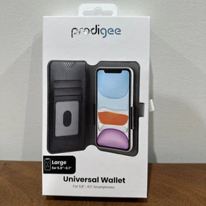 BNIB Prodigee Universal Wallet Large For 5.8” - 6.1” Smartphones Black - Picture 1 of 16