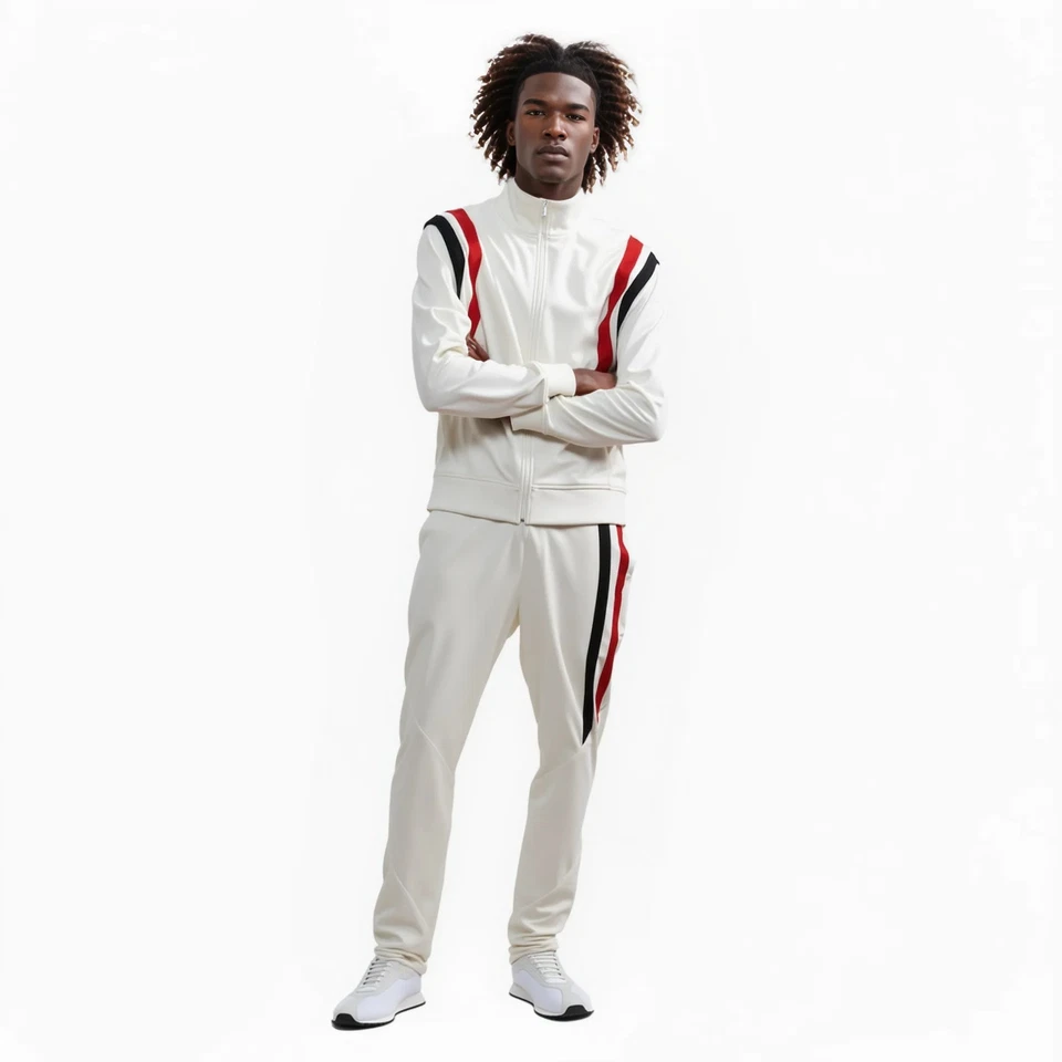 Blank State Men's Track Jacket in White - Image 1 of 4