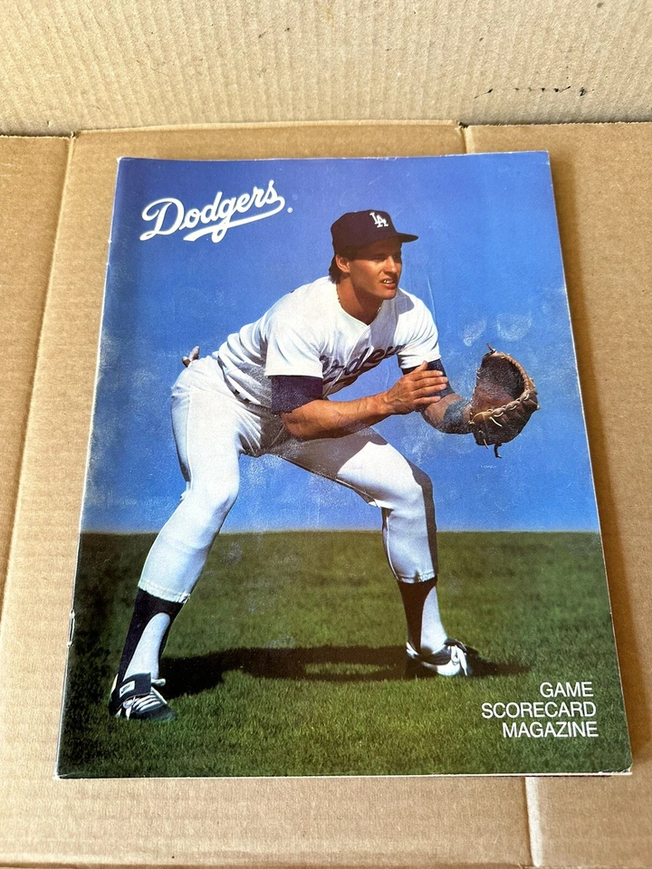 Vintage April 1984 Los Angeles Dodgers Game Scorecard Baseball Program - Image 1 of 4