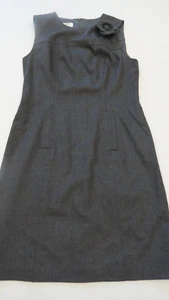 Talbots Dress Shift Gray 99% Wool Sz 10 Petites Italy/Thailand - Picture 1 of 10