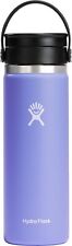 Hydro Flask W20BCX474 Purple Wide Mouth 20oz Insulated Water Bottle w/ Flex Cap