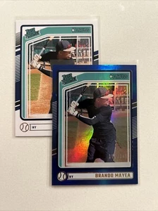 2024 Donruss Brando Mayea (2) #/149 Blue HoloFoil & Rated Prospect 200 Yankees - Picture 1 of 2
