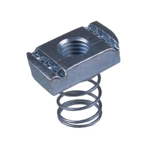 M10 Short Spring Channel Nuts Hot Dipped Galvanised - Box of 100 - Picture 1 of 1