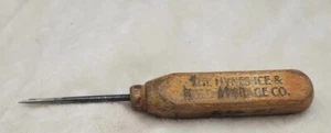 Advertising Vintage Metal Ice Pick The Hynes Ice & Cold Storage Company - Picture 1 of 6