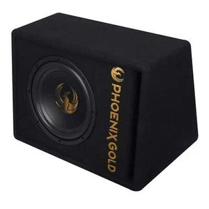 Phoenix Gold Z10AB 10 Inch Active Sub Amplified Subwoofer Enclosure 200w RMS - Picture 1 of 5