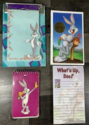 10 BUGS BUNNY 1997 ready to mail  Postal Cards and Bugs Bunny Note Pads 1977 - Image 1 of 4