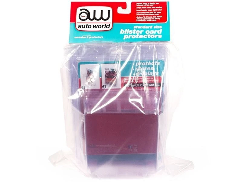Standard Size 6 Blister Card Protectors for 1/64 Scale Blister Cards by Auto Wor - Image 1 of 1