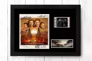 Supernatural Framed Film Cell Display Stunning Signed Memorabilia + COA - Imagen 1 de 3