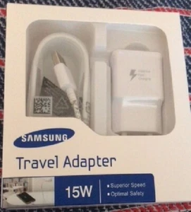 SAMSUNG TRAVEL ADAPTER FAST CHARGE 1 M BIANCO - Foto 1 di 1