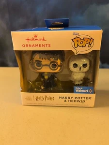 Hallmark Harry Potter & Hedwig Funko POP! Juego de adornos para árbol de Navidad nuevo en caja 2023 - Imagen 1 de 24