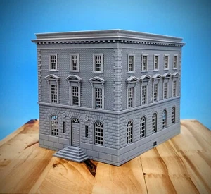 N Scale - Bronx NY Police Station #4 - 1:160 Scale Building - Picture 1 of 10