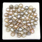 50 Pcs Natural Moonstone Oval Multi Color Glossy Cabochon Gemstones Lot 214 Cts