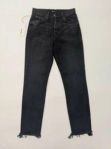 Pantalones de mezclilla para mujer Karolina ajustados pierna alta en negro - TALLA 23 - Imagen 1 de 6