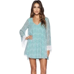 Abito donna Portabella Show Me Your Mumu taglia L boho pizzo trasparente Little Lady Lolo - Foto 1 di 8