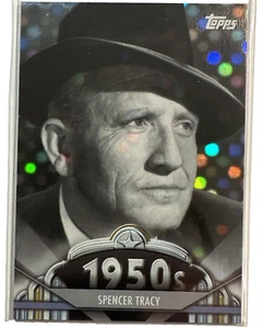 Tarjeta de aluminio Topps American Pie Spencer Tracy Spotlight 2011 37/76 base # 28 - Imagen 1 de 3