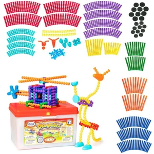 400pc Popular Playthings Playstix Bucket Set Building Toy Kids/Children 4y+ - Picture 1 of 4