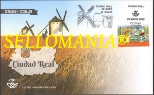 2020 CIUDAD REAL 12 MESES TABLAS DE DAIMIEL CHEESE 5365 SPD FDC TARIFA A TC23957 - Imagen 1 de 1