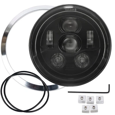 Kit de faróis de LED preto Eagle Lights 7" para BMW R100R R100T R1150R R1200C R850  - Imagem 1 de 4