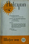 E E Cummings, James / Halcyon Winter 1948 First Edition