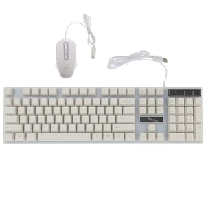 Tastatur- Und Mausset Usb-tastatur Mit Hintergrundbeleuchtung Mechanische - Afbeelding 1 van 12