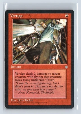 (2x) VERTIGO – MTG Magic the Gathering Card – Ice Age – Uncommon - Image 1 of 4