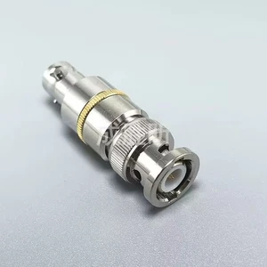 Adapter 3-Lug Triax TRB Buchse auf Koax 2-Lug BNC Stecker E3 Stromkreis Code Wandler - Bild 1 von 3