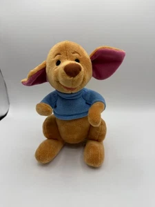 Disney Parks Winnie Puuh Roo 9 Zoll blauer Plüschpullover Baby Känguru - Bild 1 von 6