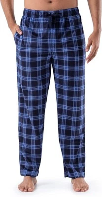¡NUEVO! Pantalones de dormir Izod para hombre salón suave tacto polar XL azul a cuadros Foto 1 de 4
