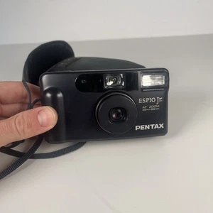 Pentax ESPIO Jr AF Zoom 35-60mm 35mm Film Camera Point & Shoot - Picture 1 of 11