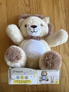 Dream Gro Lion Light / Lullaby Soother Stuffed Animal Crib Hanger Baby Toy Plush - Picture 1 of 2