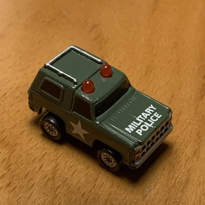 Vintage Micro Machines Majorette Sonic Flashers Military Police Jeep Vehicle - Picture 1 of 5