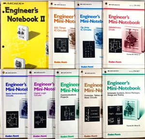 Posten 9 Radio Shack Bogenschütze Ingenieur Mini-Notebook Forrest Mims Schaltung Projekt - Bild 1 von 10