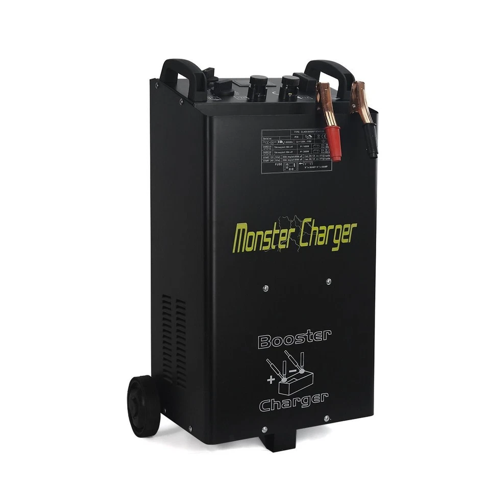 Stark USA 24 /12 Volt Car or Truck Wheeled Automotive Battery Fast Charger Jump — 第 1/4 张图片