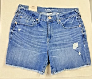 Pantalón corto Ariat Denim para mujer 30R Boyfriend tiro perfecto 5"" Colorado desgastado - Imagen 1 de 5