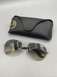 Ray-Ban Sunglasses Frames RB3362 COCKPIT 004 Gunmetal Gray Aviators 59-14-135 - Picture 1 of 15