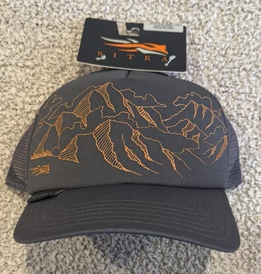 Sitka Gear Mountain Sketch Foam Trucker Cap OSFA Mesh Back - Image 1 of 3