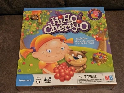 Hi Ho Cherry-O Board Game For Preschoolers Age 3+ Math Fun By Hasbro MB Games - Image 1 of 2