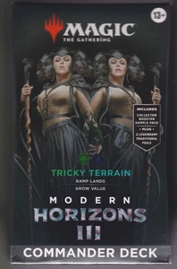 MTG Modern Horizons 3 Commander Deck Tricky Terrain Sealed - Picture 1 of 1