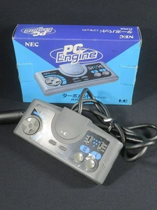 PC engine turbo pad controller black PI-PD6 NEC Japan game jp pce He games jp - Picture 1 of 24