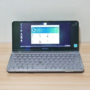SONY VAIO VGN-P70H Type P Black Intel Atom Z520 2GB RAM Netbook Windows Vista - Picture 1 of 9