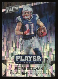 2016 Panini Player of the Day Galactic Windows Refractor #12 Julian Edelman - Picture 1 of 1