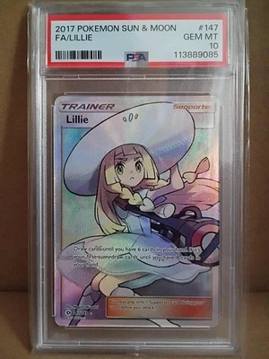 Lillie 147/149 Pokemon Sun & Moon Base Set PSA 10 - Image 1 of 2