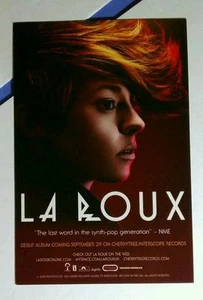 LA ROUX LAROUX BULLETPROOF COLOR PHOTO 4X6 MUSIC POSTCARD Mini POSTER  - Picture 1 of 2