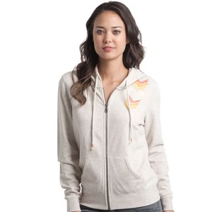NWT RIP CURL SURF JUNIORS HEART THROB ZIP UP SWEATER HOODED MEDIUM QQ24 RET $64 - Imagen 1 de 7