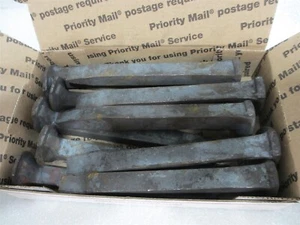 LOT of TEN (10) 5/8" X 6-1/2" Railroad Spikes - NEW - 05 - Picture 1 of 3