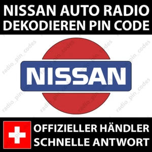 NISSAN RADIO DEKODIEREN PIN CODE JUKE MICRA NAVARA NOTE NV200 QASHQAI X-TRAIL - Bild 1 von 5
