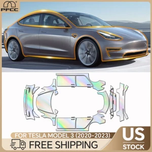 2017-2023 Tesla Model 3 Full Car PreCut PPF Kit Paint Protection Film Gloss TPU - Picture 1 of 21