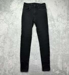 KUT From The Kloth Jeans Women's 2 Black Mia High Waist Skinny Dark Wash Preppy - Picture 1 of 13
